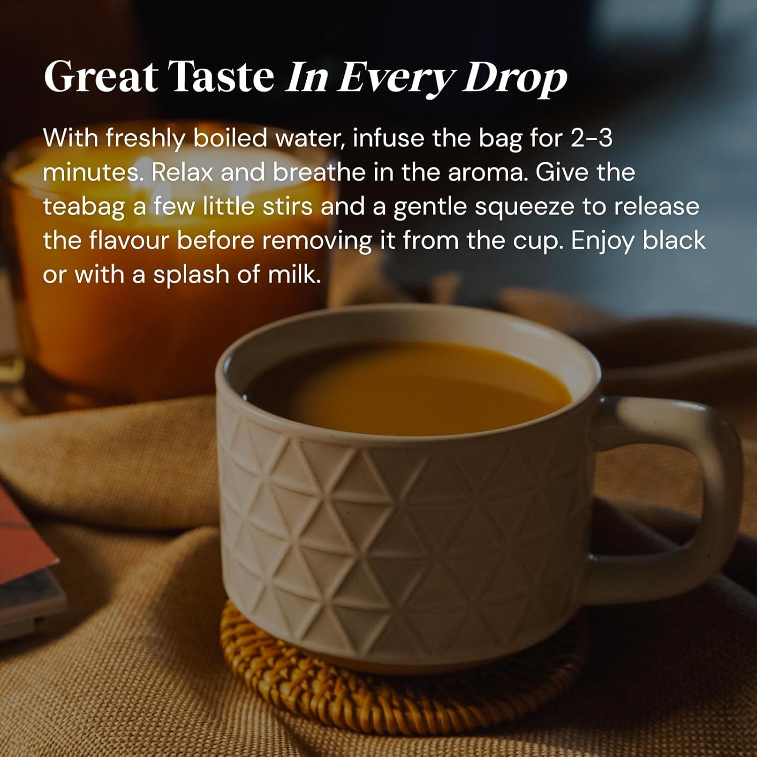 Twinings Everyday Decaffeinated Tea Bags - 80 Count | Premium Black Tea | Caffeine-Free | Perfect for Relaxation & Evening Enjoyment