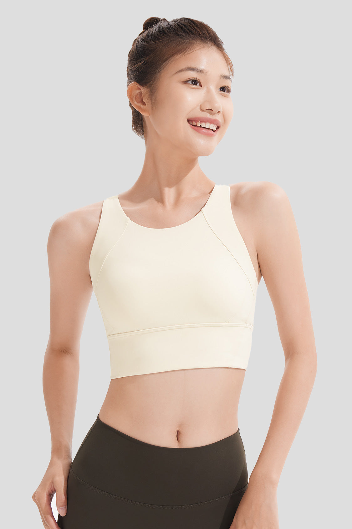 Simple's Oxygen UPF50+ Women's Sports Bra - High Support Workout Top for Running, Yoga & Gym - Moisture Wicking & Breathable Activewear