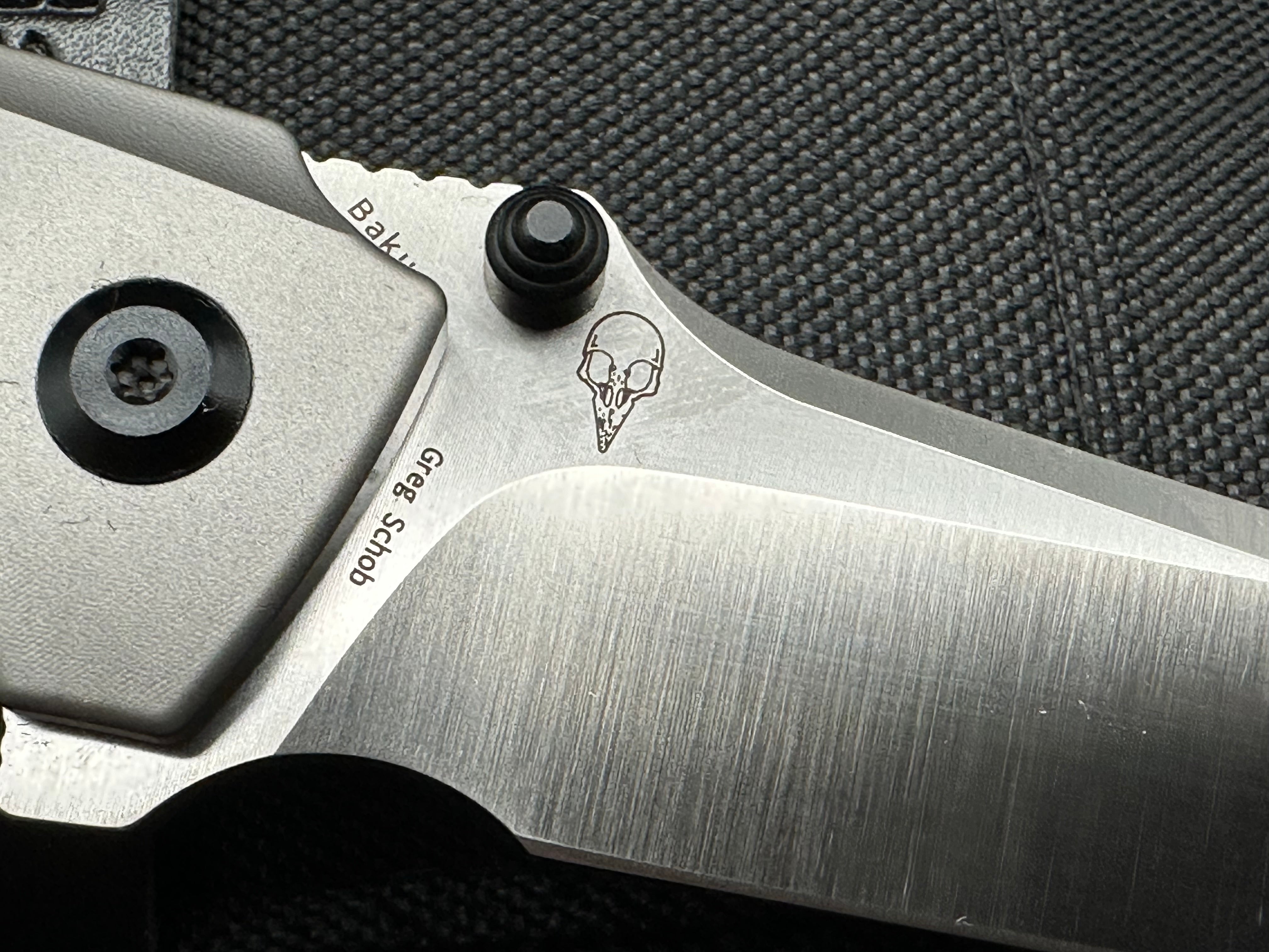 KANSEPT BAKU Titanium Folding Knife with S35VN Plain Edge - EDC Pocket Knife for Outdoor Camping, Hiking & Survival Gear