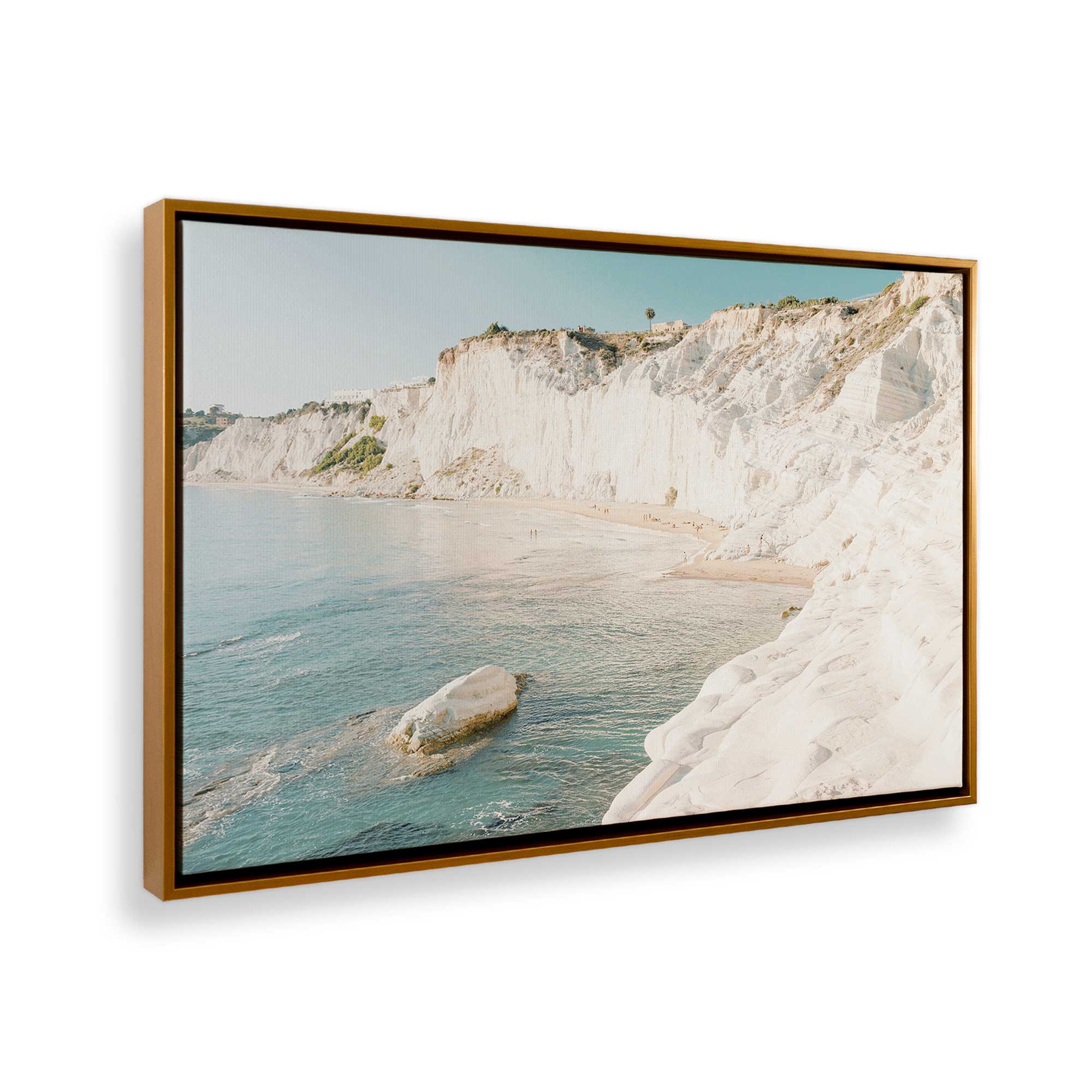 Cliffside Dreams Canvas Wall Art Print - Stunning Landscape Painting for Living Room, Bedroom & Office Decor