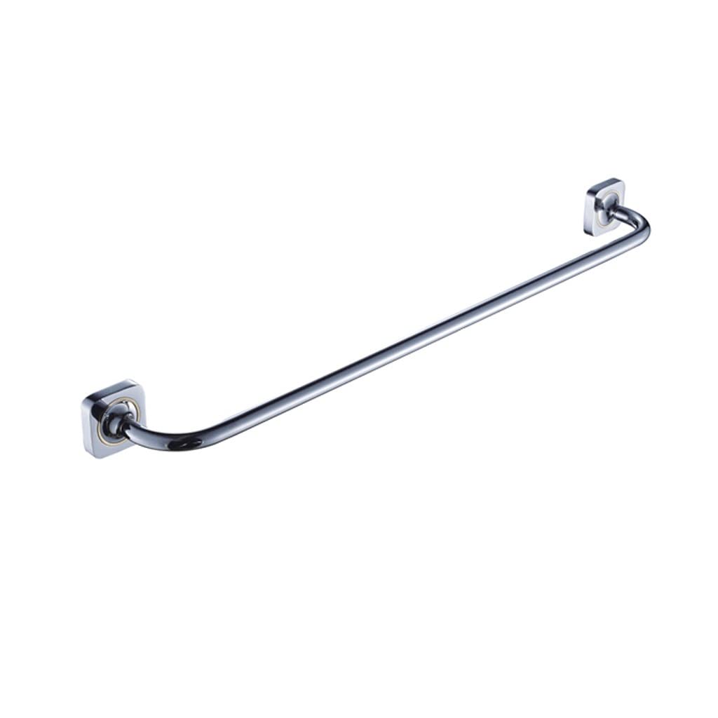 Premium All-Copper Bathroom Towel Bar - Single Rod Hand Towel Hanger (53cm/20.8