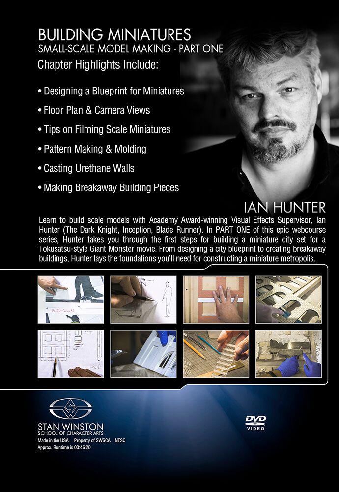 Stan Winston Studio Building Miniatures - Small Scale Model Making DVD Tutorial for Beginners & Professionals | Home Studio, Film Set & Hobby Projects