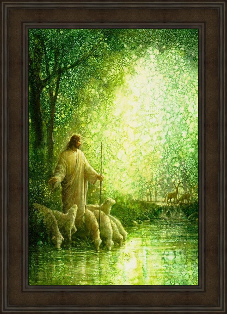Feed My Sheep By Yongsung Kim - Inspirational Christian Wall Art for Home & Church Decor - Perfect for Living Room, Bedroom & Office