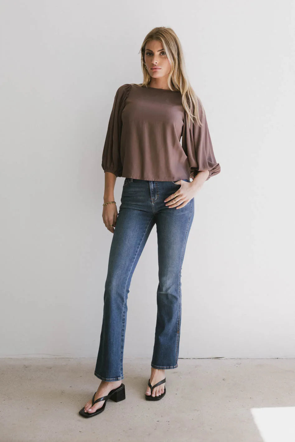 Nadine Mauve Blouse for Women - Elegant & Comfortable Top for Work, Date Night & Casual Outings