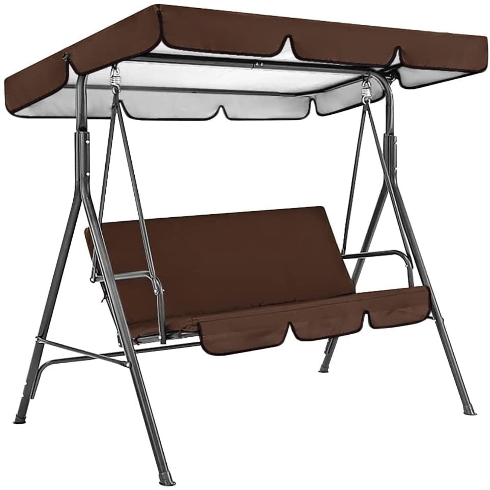 Waterproof Oxford Cloth Patio Chair Covers Set of 2 - Outdoor Furniture Swing Seat & Top Cover for Garden, Camping, Courtyard & Hammock Chairs | Durable All-Weather Protection for Patio, Deck & Backyard Relaxation