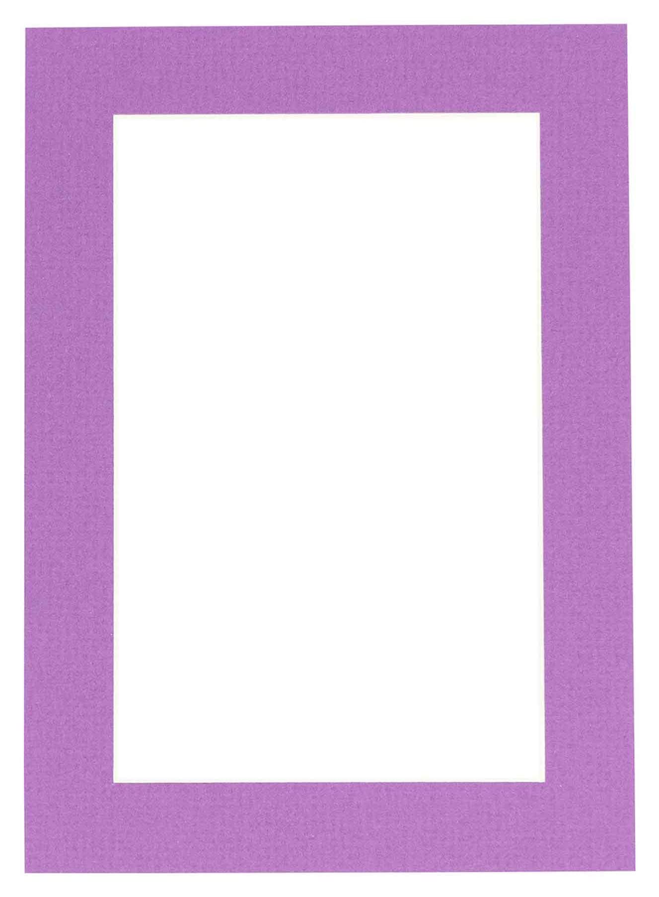28x34 Inch Acid-Free Dark Purple Precut Mat Board for 26x32 Photos - 4-Ply Bevel Cut Mat with Backing Board & Self-Seal Crystal Clear Photo Bag - Perfect for Picture Framing, Art Displays, and Professional Photography Presentations