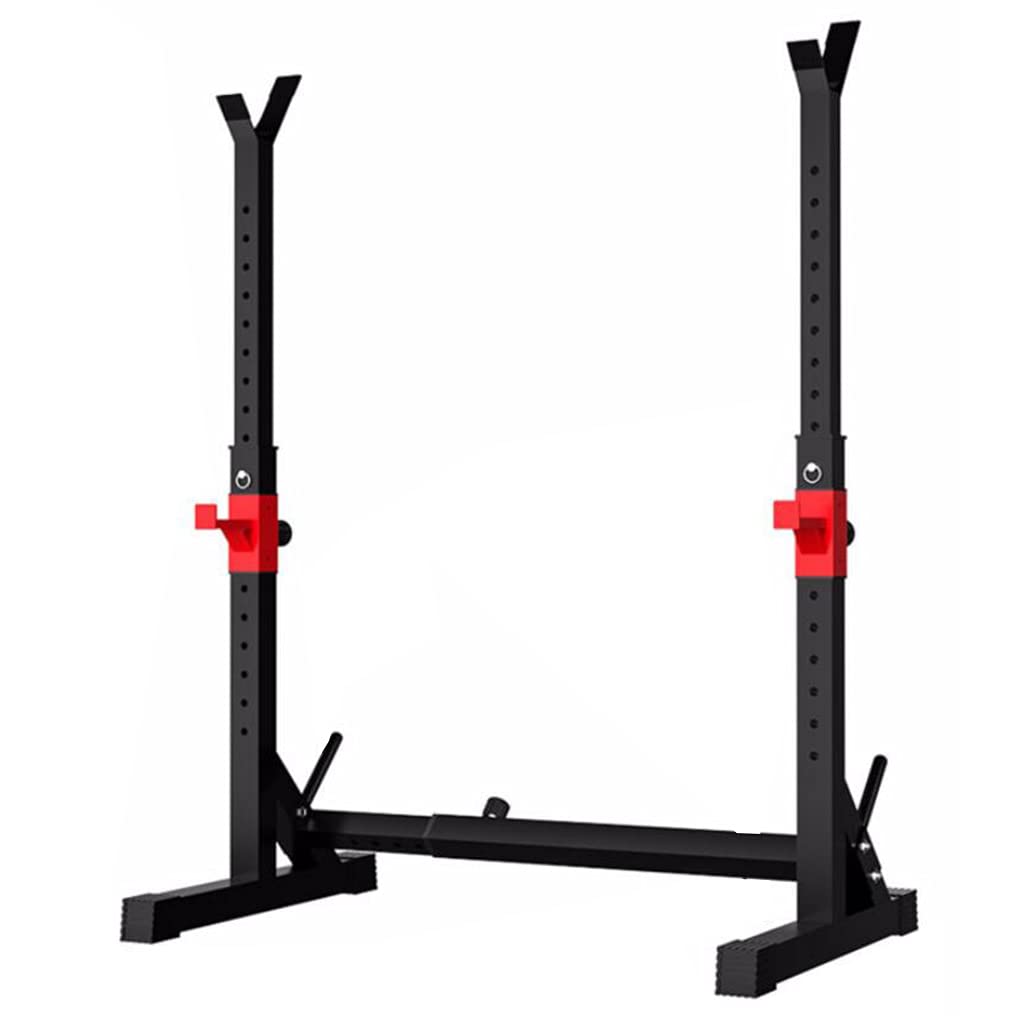 Multifunctional Metal Squat Rack with Barbell Holder - Heavy Duty Bench Press Stand for Home Gym Strength Training | Perfect for Weightlifting, CrossFit & Powerlifting Workouts