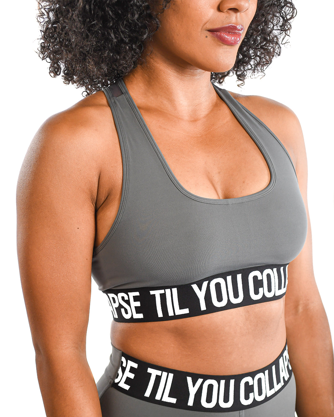 Mesh Branded Sports Bra for Women - High Support Workout Top for Running, Yoga & Gym - Breathable & Comfortable Activewear for Fitness & Training