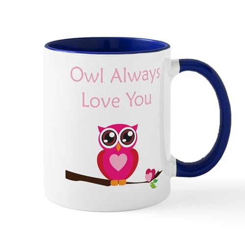 White/Navy Inside - Owl Always Love You Mug