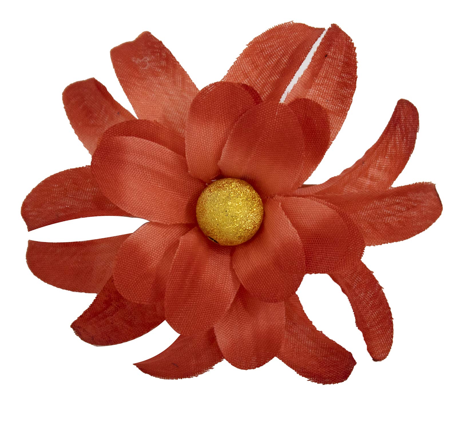 Kabello Flower Hair Clips for Women - 2pc Colorful Hair Accessories for Parties & Weddings
