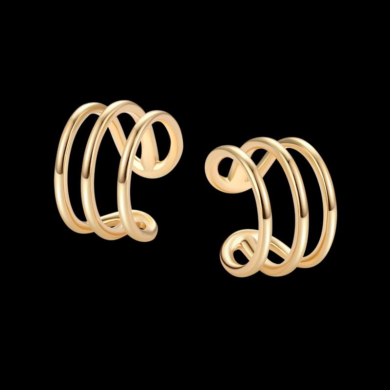 Hollow Cuff-Gold