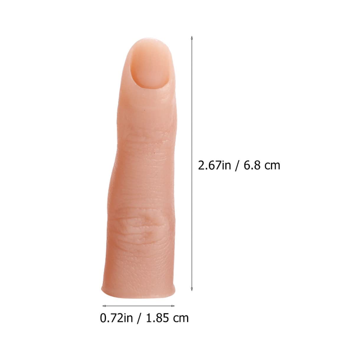 Beatifufu Bendable Prosthetic Hand & Manicure Practice Finger Model - Acrylic Artificial Fake Nails for Nail Art Training - Silicone Pluggable Fake Fingers for Salon Practice & Cosmetology Students