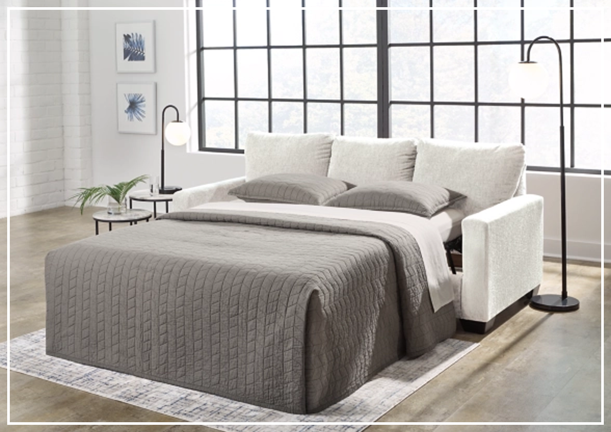 Gio Italia Rome Fabric Sofa Sleeper - Convertible Queen, Full XL & Twin Size Bed for Small Spaces | Comfortable Sleeper Sofa for Living Room, Guest Room & Apartments