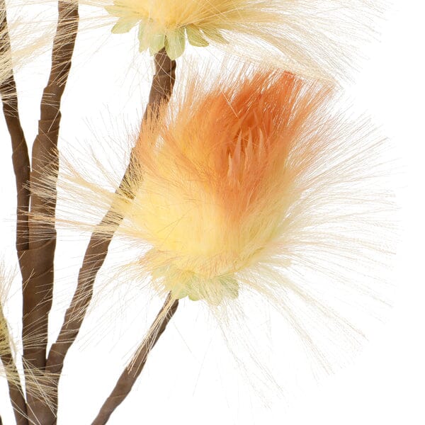 Vibrant Orange Dandelion Art Plant - Perfect for Home Decor, Office Desk & Gift Giving