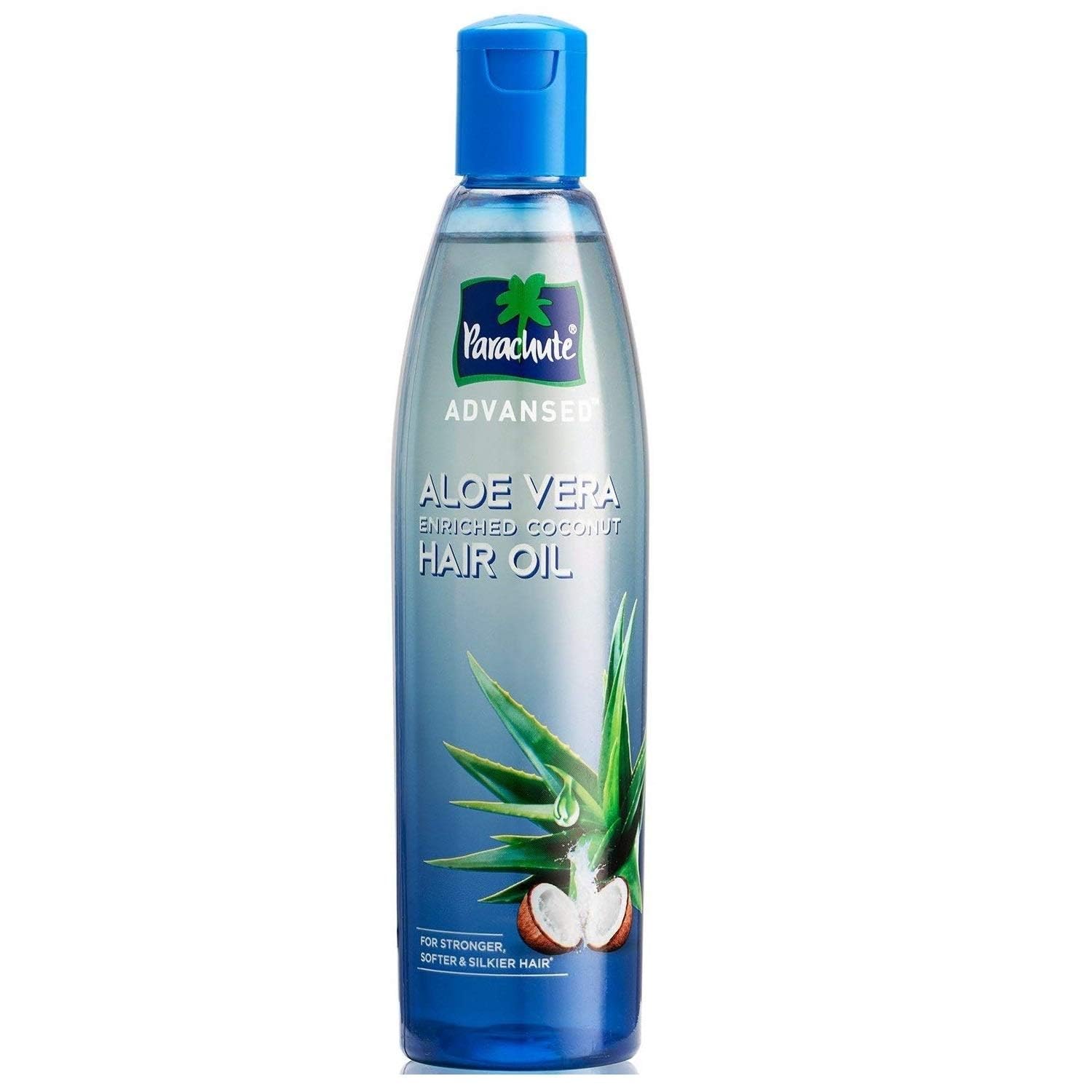 Parachute Advanced Aloe Vera Enriched Coconut Hair Oil for Dry & Damaged Hair - 250ml | Natural Hair Growth Treatment & Scalp Care | Perfect for Daily Moisturizing & Night Hair Mask