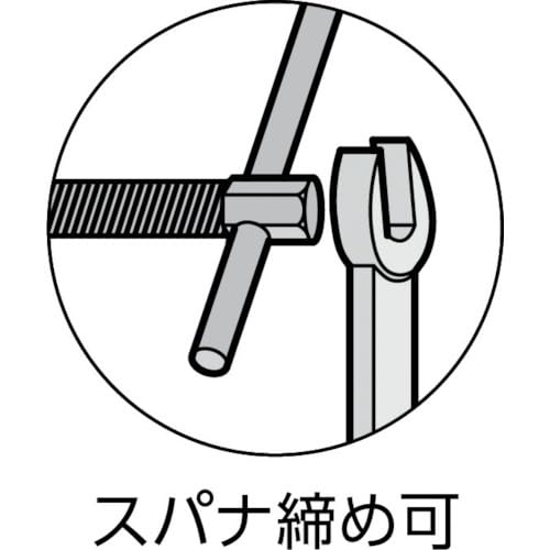 TRUSCO TBC-75 Heavy Duty C-Clamp - 3 Inch Capacity, Forged Steel Construction, Woodworking & Metalworking Tool for DIY Projects and Professional Workshops