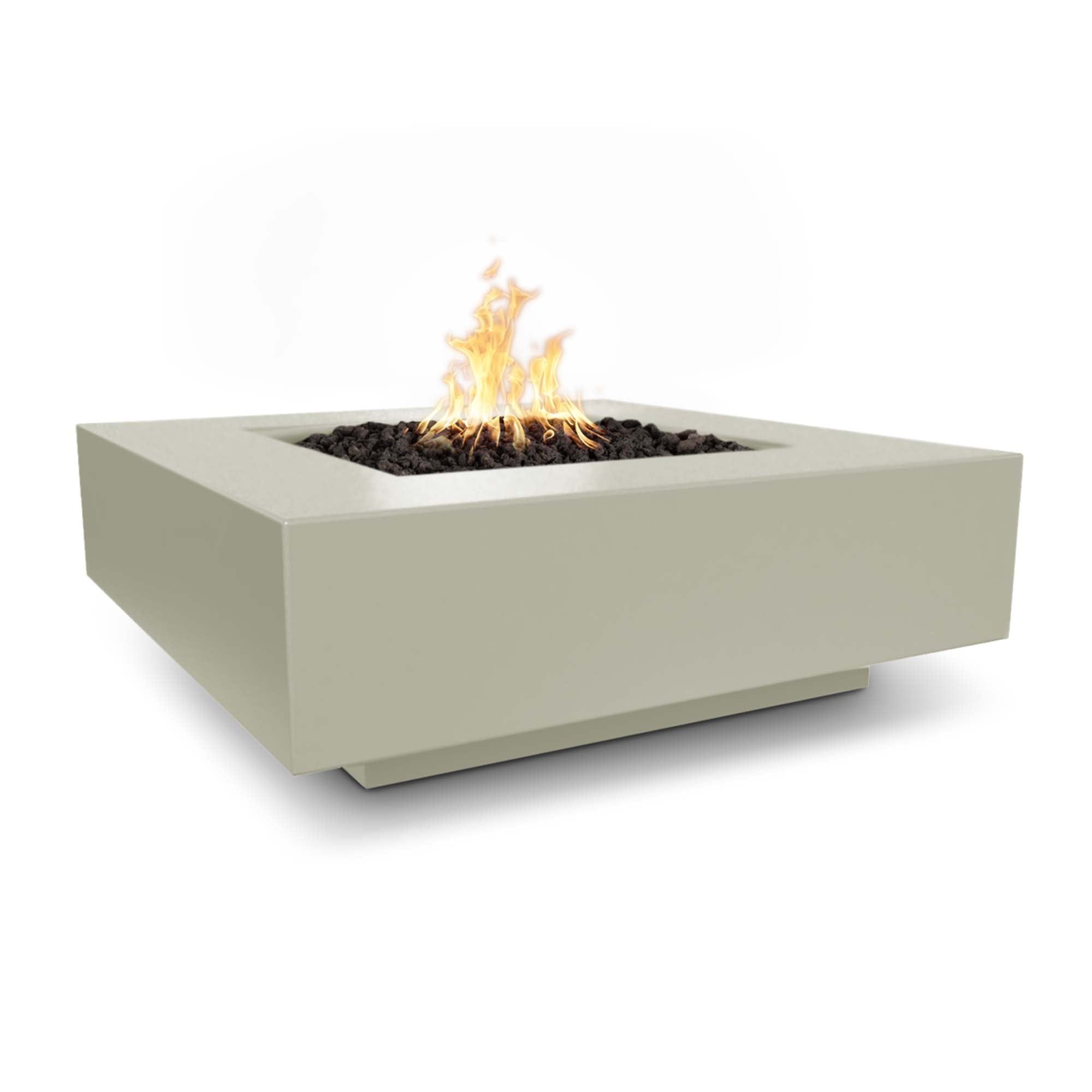 Premium Cabo Square Concrete Outdoor Fire Pit - Durable & Weather-Resistant for Patio, Backyard, and Garden Gatherings