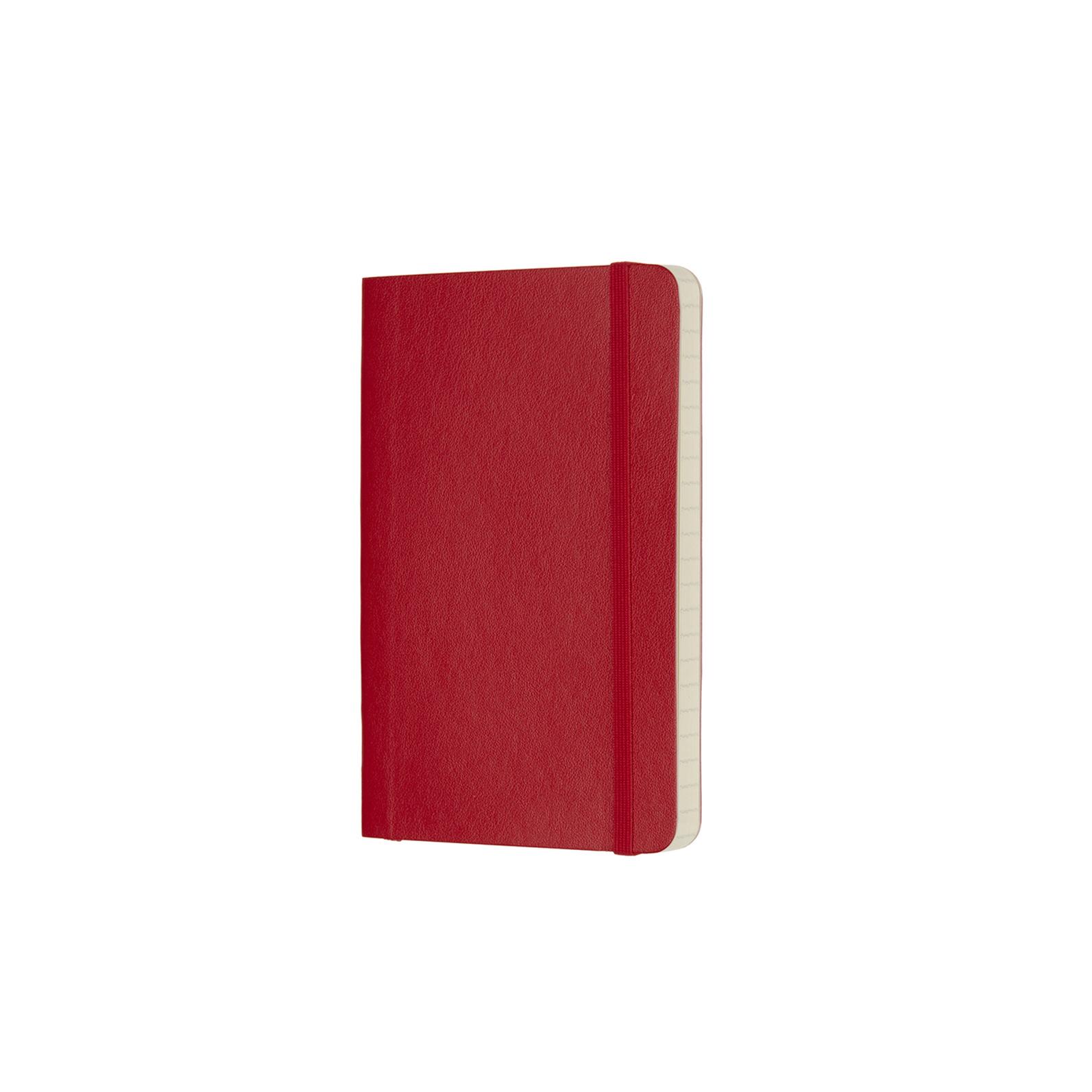 Classic Soft Cover Pocket Notebook - Ruled Pages, Scarlet Red - Perfect for Journaling, Note Taking & Daily Planning