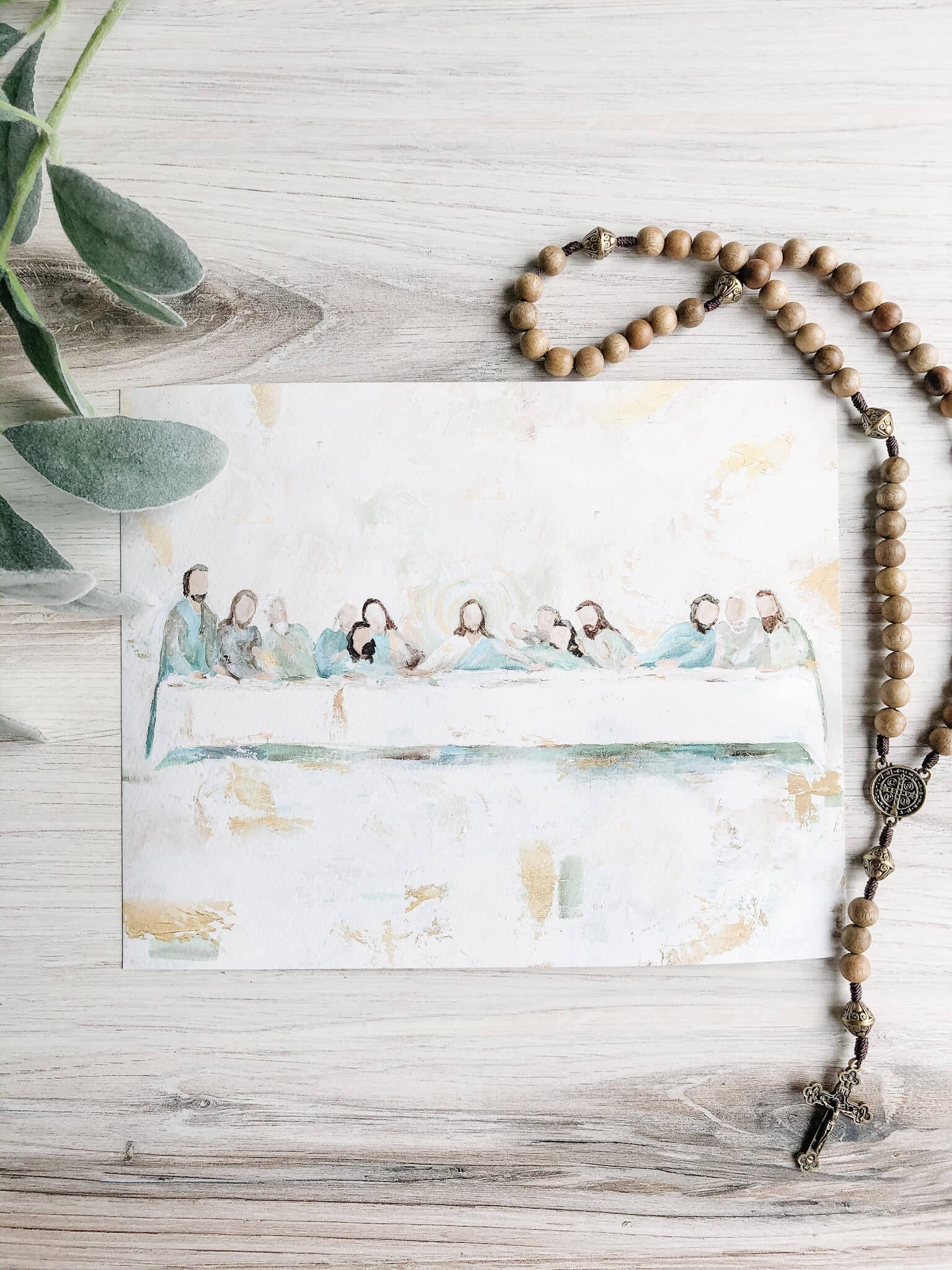 The Last Supper Wall Art Print - High Quality Jesus Christ Religious Painting for Home Decor, Church, and Office - Perfect for Living Room, Bedroom, and Gifts