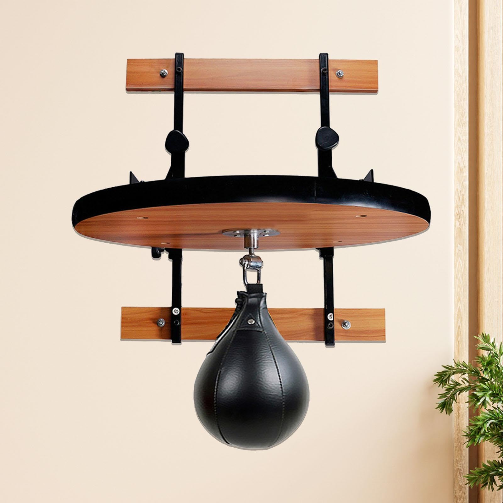 Professional Adjustable Wall Mounted Speed Bag with Platform - Perfect for Boxing Training, Home Gym & Fitness Workouts
