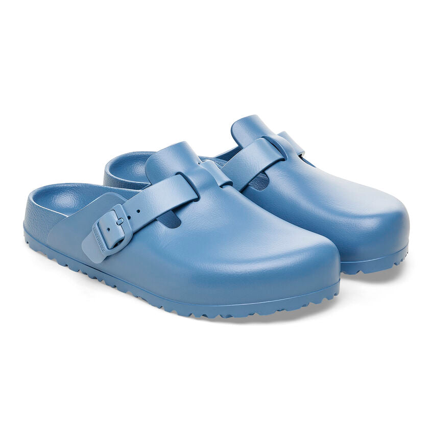 Birkenstock Boston Essentials EVA Clogs in Elemental Blue | Comfortable & Lightweight Unisex Slides for Men & Women | Perfect for Home, Garden, Beach & Casual Wear