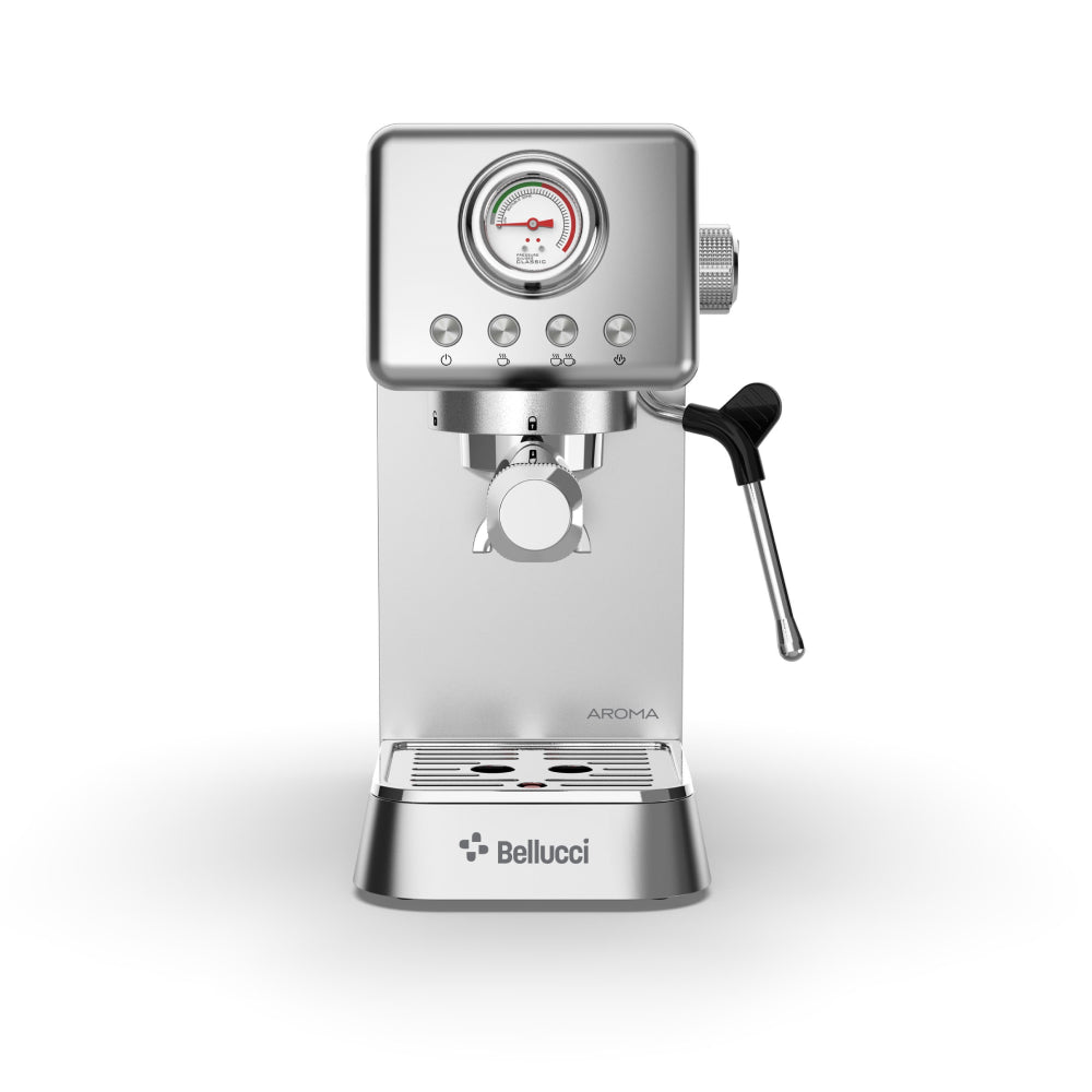 Bellucci Aroma Compact Semi Automatic Espresso Machine - Premium Home Coffee Maker for Barista-Quality Espresso, Perfect for Small Kitchens & Office Use