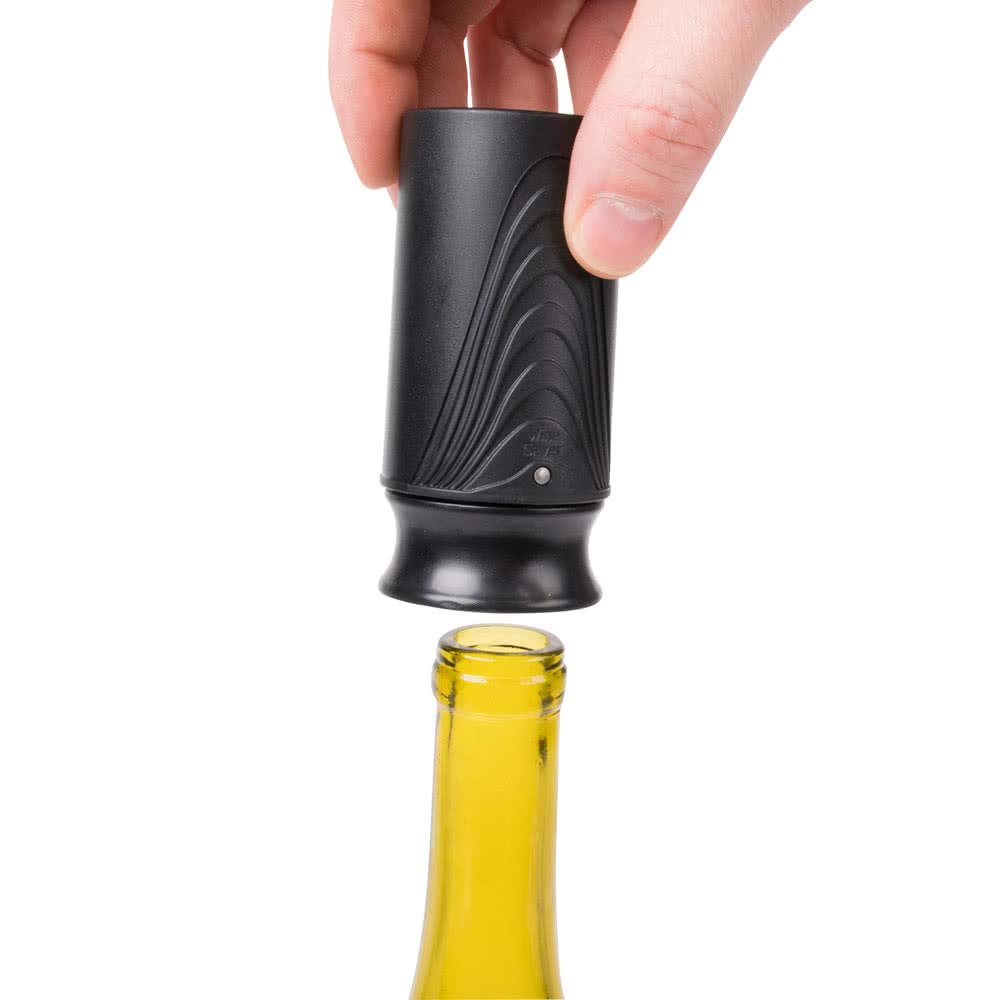 Franmara Wine Saver Vacuum Pump & Stoppers - Black | Preserve Wine Freshness
