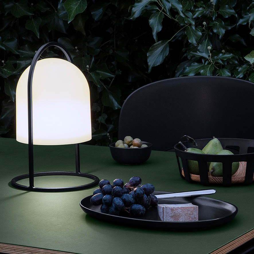 EVA SOLO Solar Powered Outdoor Lantern - 17 Inches Height, Weatherproof Garden Light for Patio, Yard, and Pathway Decor
