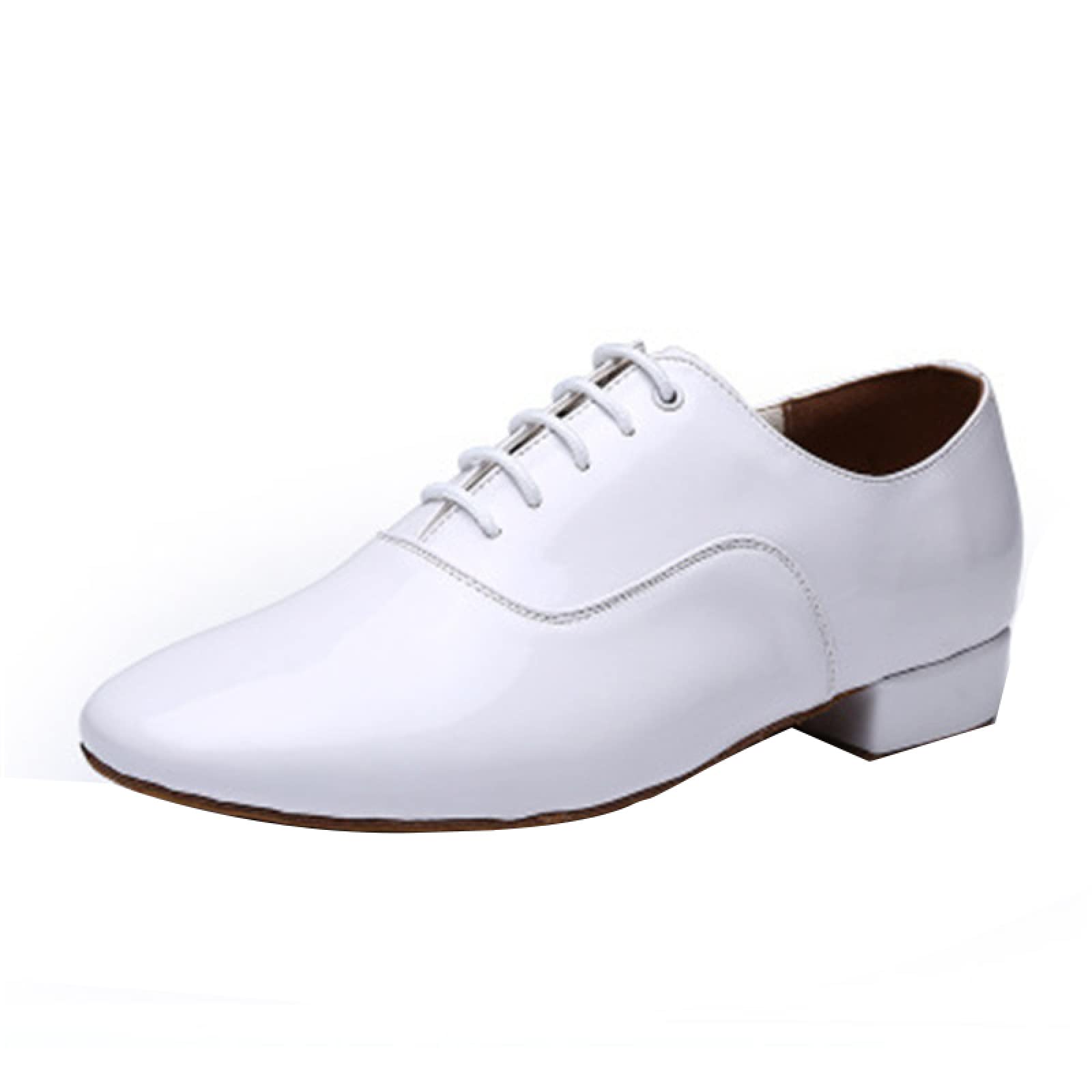 Men's Comfortable Dress Shoes - Lace Up Patent Leather Oxfords for Party & Dance | Breathable Formal Shoes for Men | Perfect for Weddings, Business & Evening Events