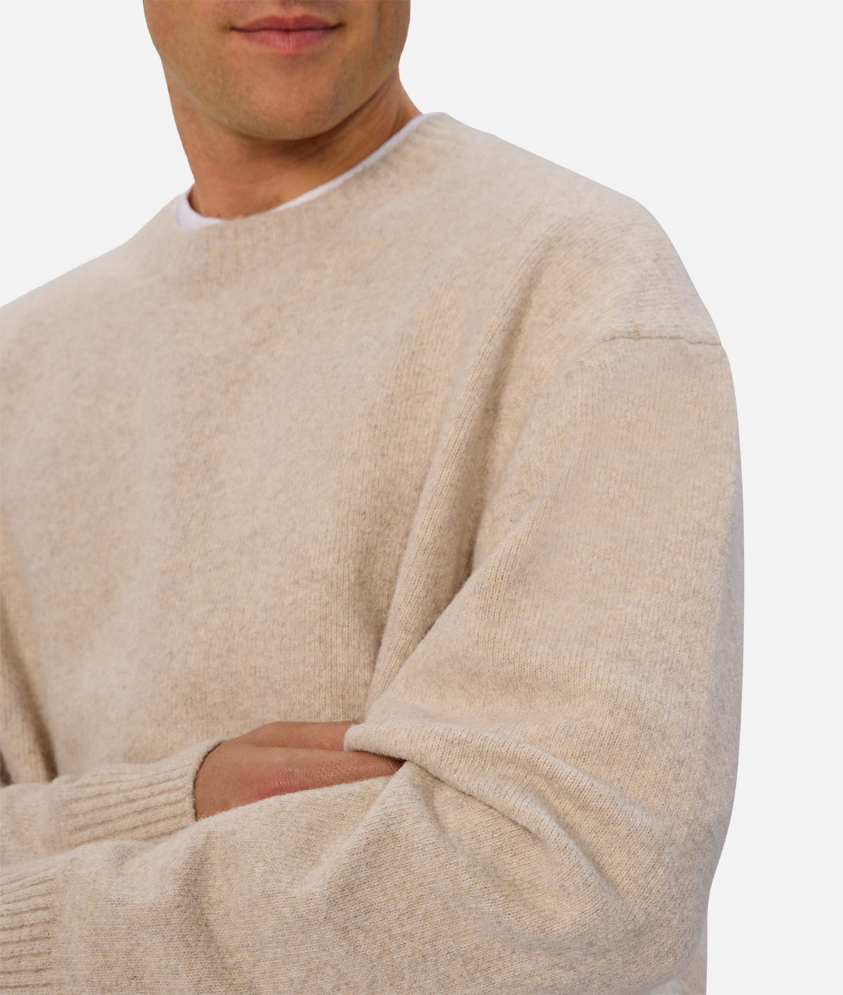 The Virginia Knit Fawn Sweater - Cozy & Stylish Women's Pullover for Fall & Winter | Perfect for Casual Outfits, Office Wear & Holiday Gatherings