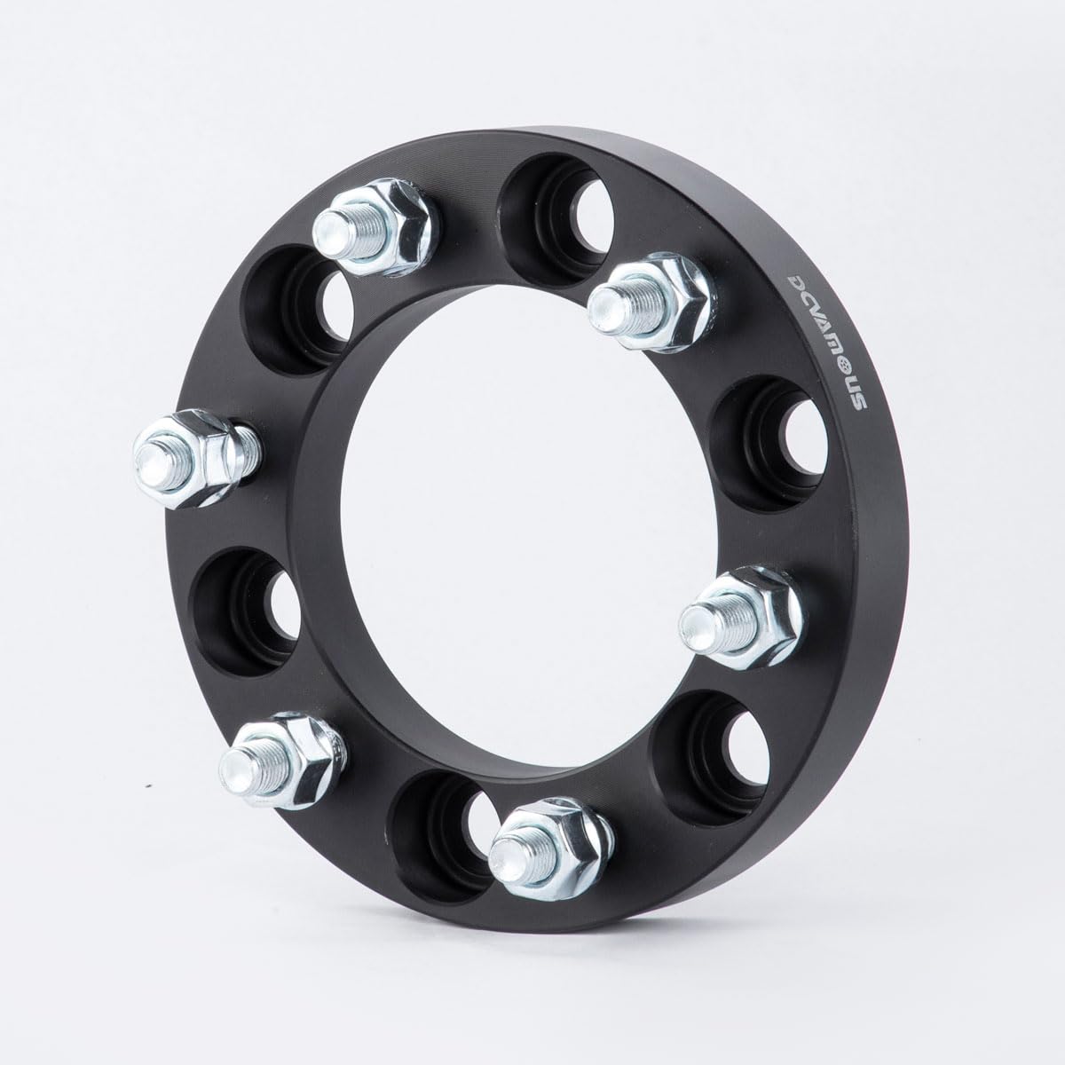 2PC Black 6x5.5 6x139.7 Wheel Spacers 1 Inch with 14x1.5 Studs - Compatible with Chevy GMC Express Suburban Silverado 1500 Tahoe Yukon Sierra 1500 (1999-2024) & RAM1500 (2019-2024) | Perfect for Off-Roading & Truck Customization