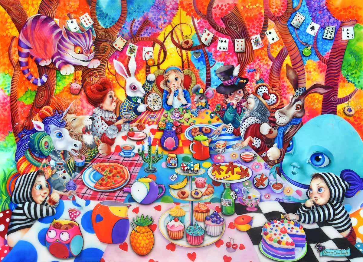 Alice in Wonderland A Mad Tea Party Original Collectible - Perfect for Disney Fans, Home Decor, and Themed Parties