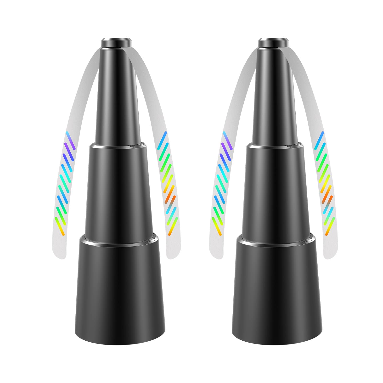 GarG Fly Fans for Table - 3 Height Adjustable Tabletop Fly Deterrent Fan, Portable Insect Repellent Fan for Indoor/Outdoor Use - Perfect for Picnics, BBQs, and Keeping Food Clean (2 Pack)