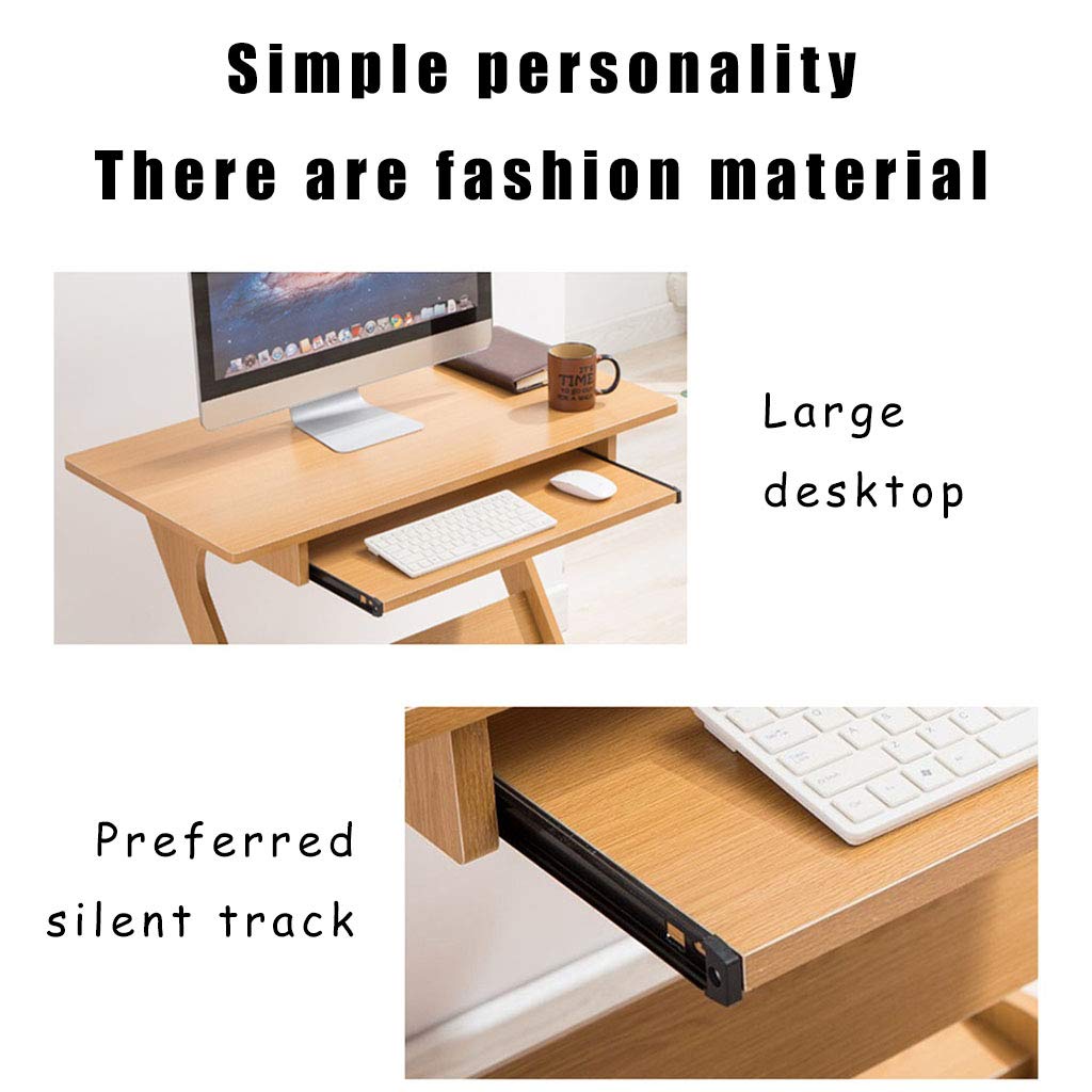 Compact Z-Shaped Folding Laptop Desk - Space-Saving White MDF Writing Table for Small Spaces | Portable Study Desk for Dorm, Bedroom, Sofa & Overbed Use | Perfect for Remote Work, Online Classes & Home Office Setup