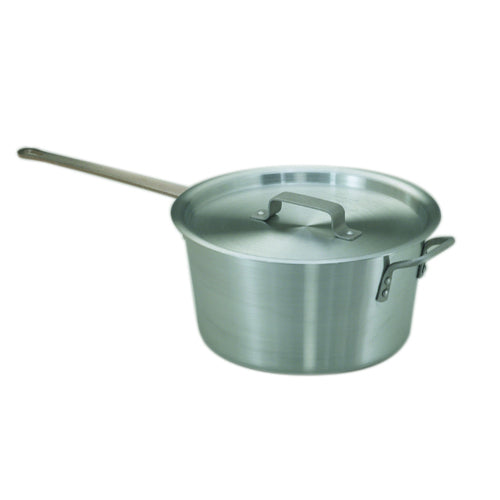 Premium 6.5 qt Aluminum Tapered Sauce Pan - Culinary Essentials 859189 - Professional Cookware for Sauces, Stews & Soups - Perfect for Home Chefs & Restaurant Use