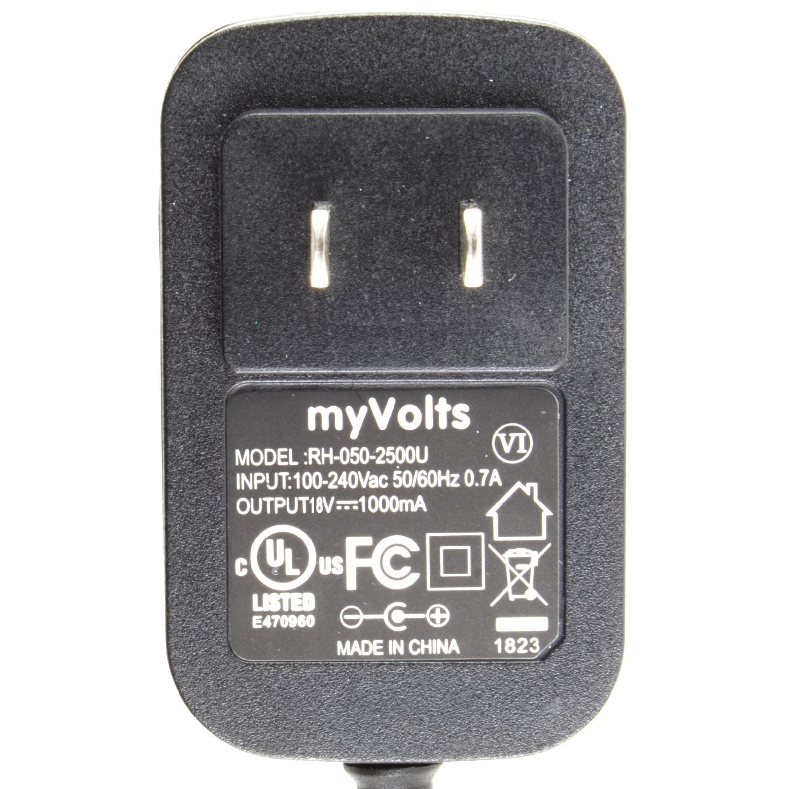 MyVolts 18V Power Adapter Replacement for Black & Decker CDC1440 Drill - US Plug - Compatible Power Supply for Cordless Tools - Perfect for DIY Projects & Home Repairs