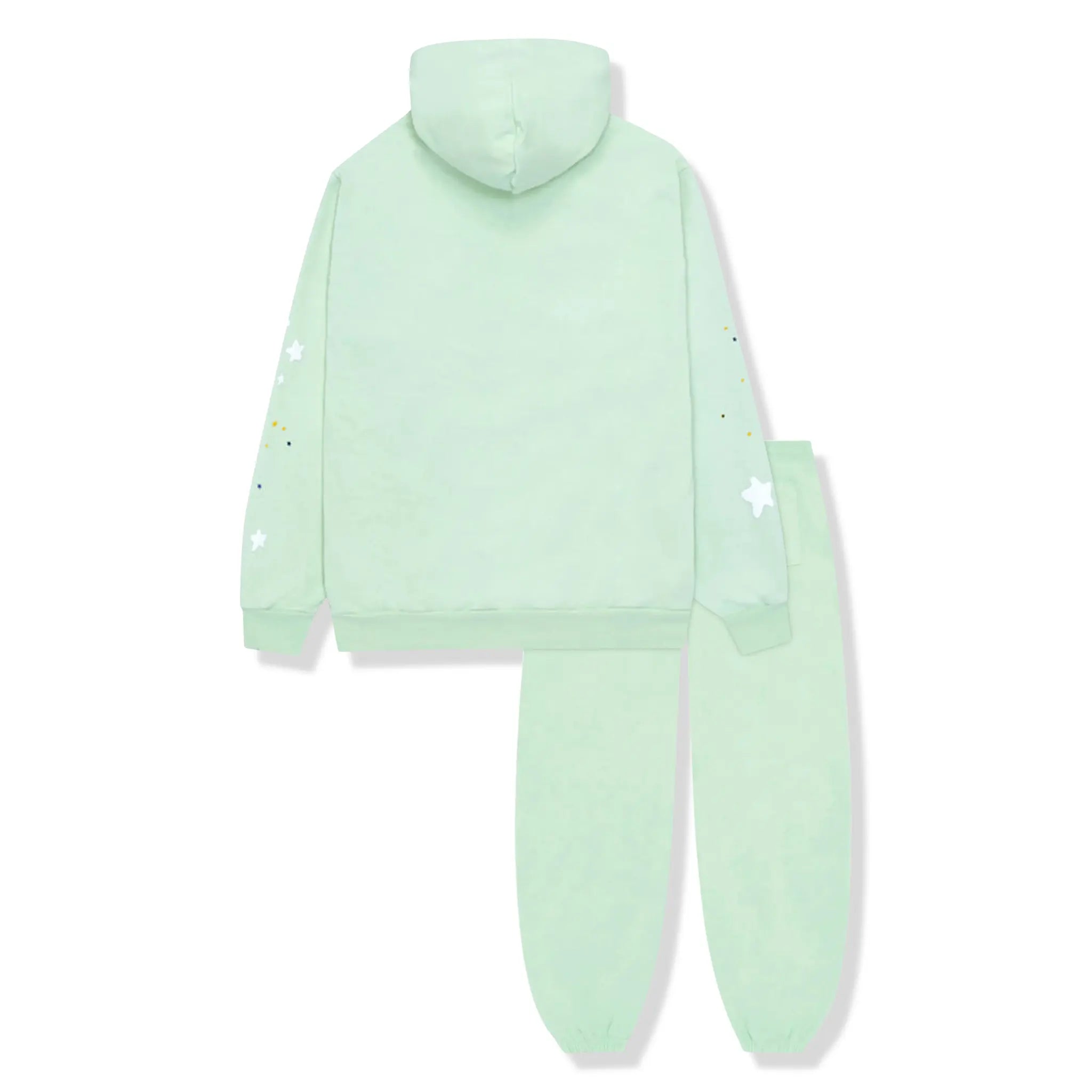 Sp5der SP5 Mint Green Tracksuit for Men - Comfortable Athletic Jogging Suit for Gym, Running & Casual Wear