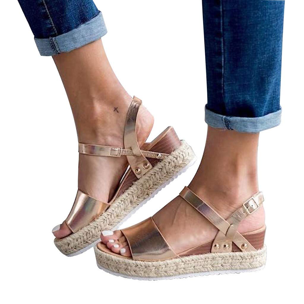 Vedolay Women's Casual Sandals with Bowknot & Crystal - Wedge Flat Slides for Outdoor, Beach, and Everyday Wear | Comfortable Summer Slippers for Walking, Travel, and Vacation