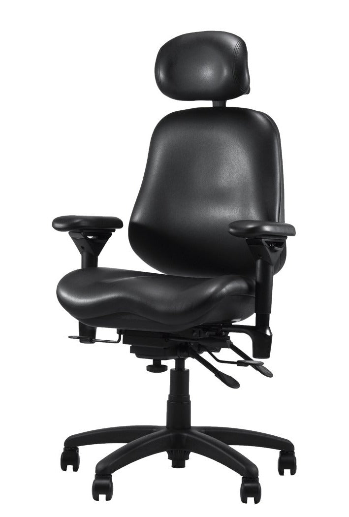 ErgoGenesis Compact Back J3407 - Ergonomic Office Chair for Home & Work - Adjustable Lumbar Support & Breathable Mesh - Perfect for Long Hours Sitting at Desk or Gaming
