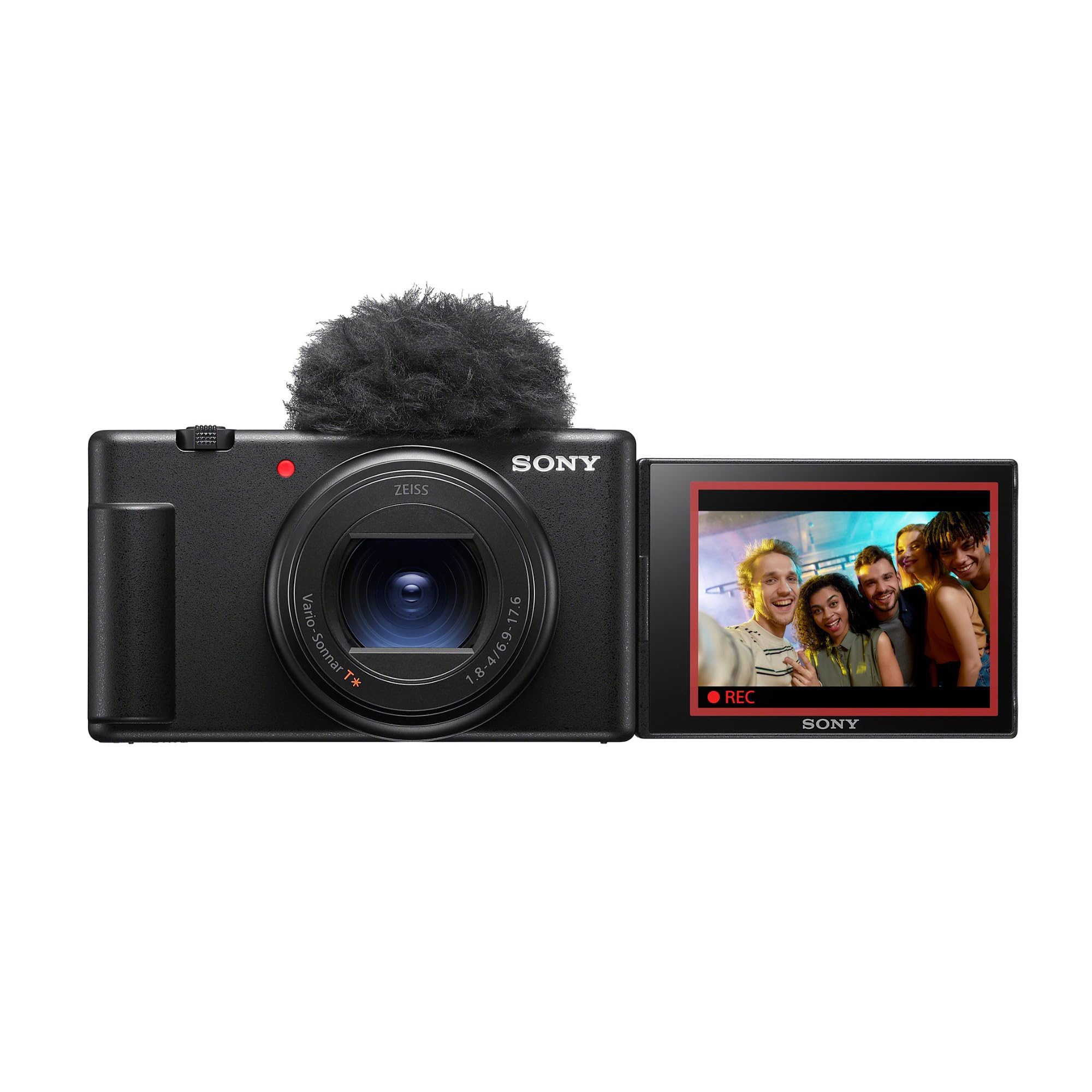 Sony ZV-1 II Vlog Camera 4K with Flip Screen & Built-in Mic - Best for YouTube, TikTok & Travel Vlogging - Black (Perfect for Content Creators, Vloggers & Beginners)