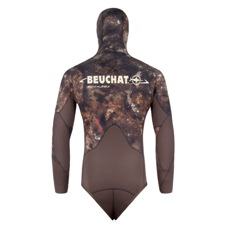 Beuchat Rocksea Trigocamo 3mm Neoprene Wetsuit Jacket for Scuba Diving, Spearfishing & Water Sports - Warm & Comfortable Cold Water Protection