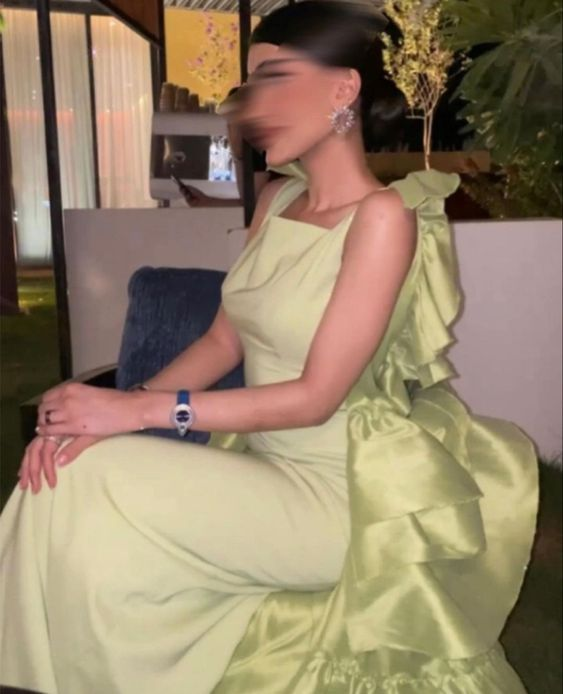 Elegant Green Ruffle Straps Ball Gown - Long Formal Prom Dress J6148 for Homecoming, Evening Gala & Special Occasions