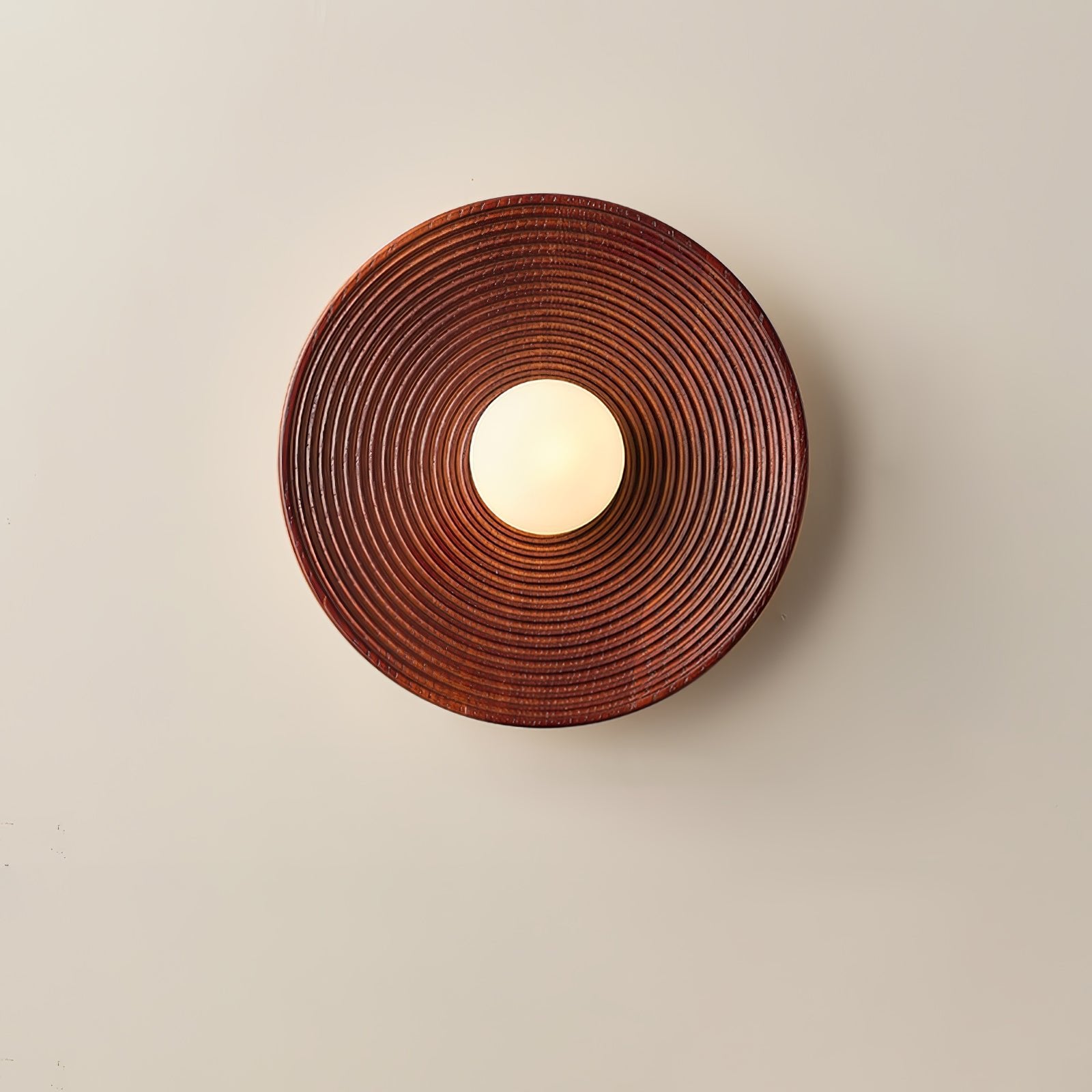 Lumina Contour Wooden Sconce Wall Light - Modern Handcrafted Wood Wall Lamp for Bedroom, Living Room, Hallway - Warm Ambient Lighting Fixture