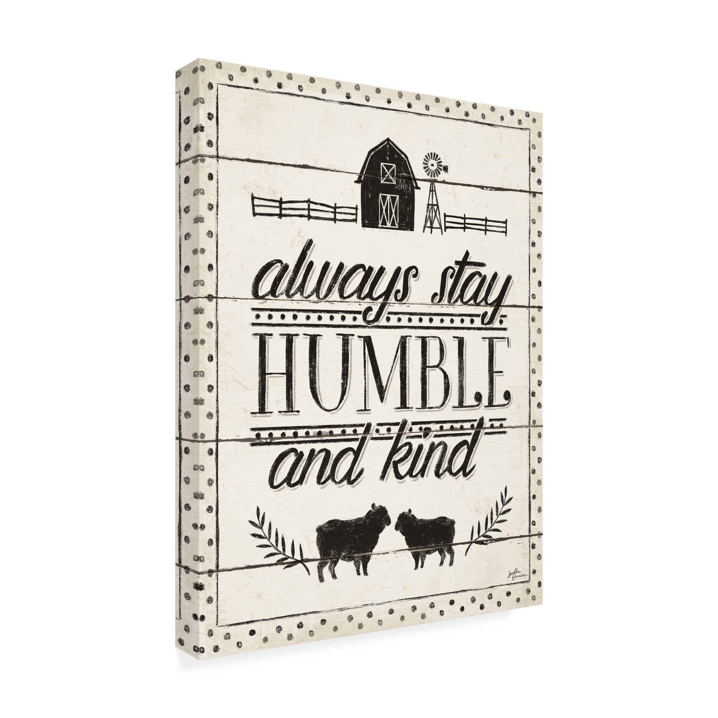 Trademark Fine Art 'Country Thoughts IV' Canvas Wall Art by Janelle Penner - Farmhouse Decor for Living Room, Bedroom & Office