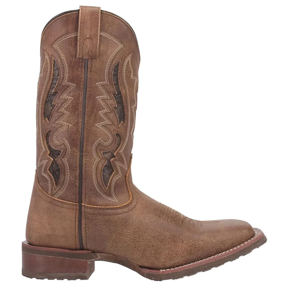 Laredo Men's Martie Western Boot - Durable Leather Cowboy Boots for Men | Comfortable & Stylish Riding Boots for Country, Rodeo & Casual Wear