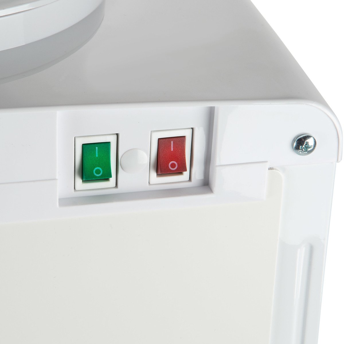 Farberware FW29919 Freestanding Hot and Cold Water Cooler Dispenser - Top Loading Water Dispenser with Storage Cabinet, White | Office, Home & Kitchen Use
