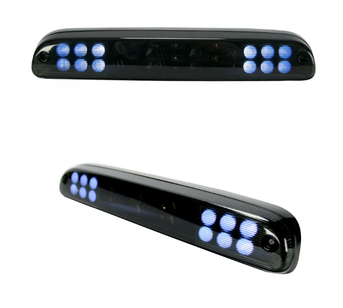 Ford Ranger 1995-2003 3rd Brake Light Kit - LED Smoked Lens Replacement for Improved Visibility & Safety - Perfect for Off-Roading & Night Driving