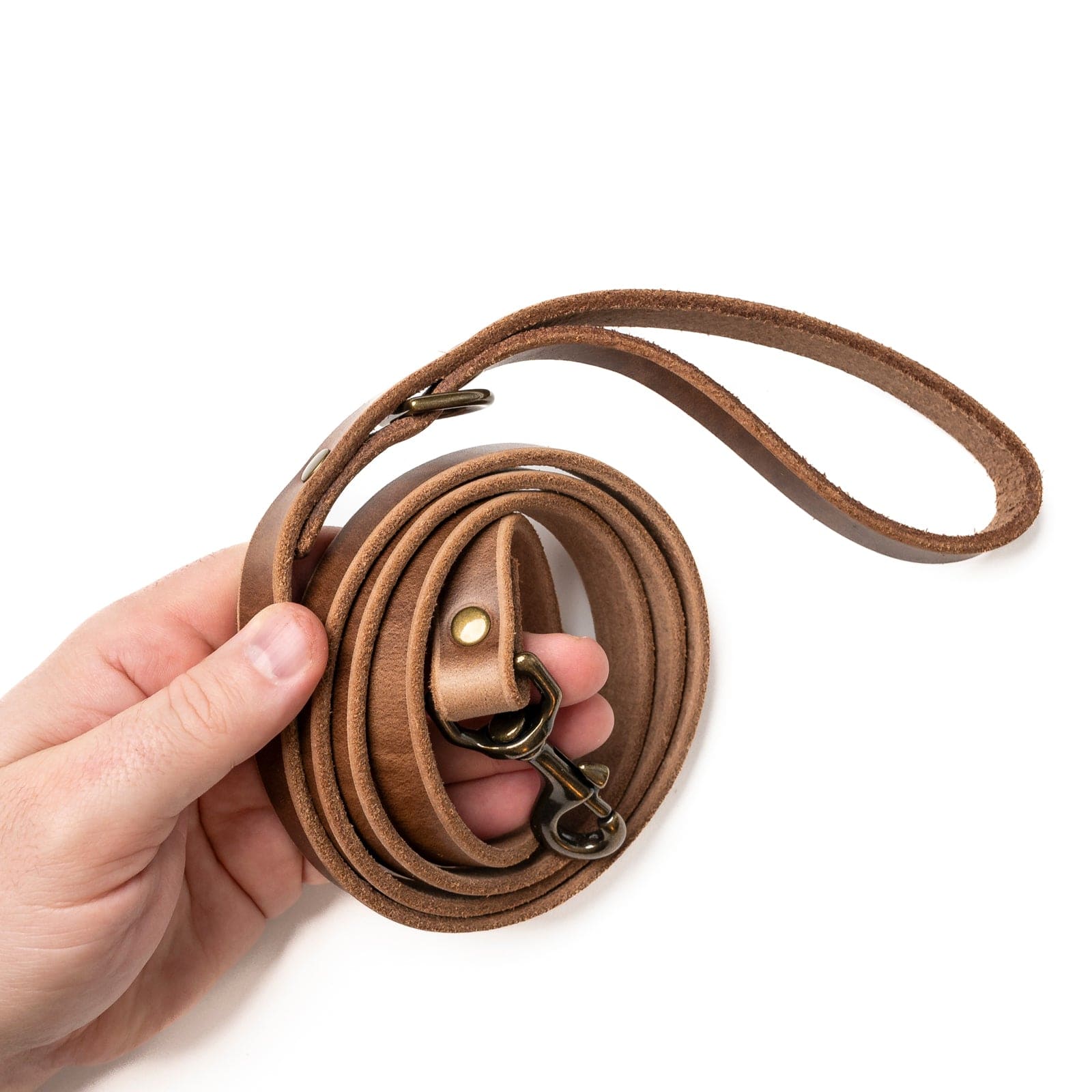Premium Matching Dog Collar & Leash Set - Natural Leather, Adjustable Pet Walking Accessories for Small Medium Large Dogs - Perfect for Daily Walks, Training & Outdoor Adventures