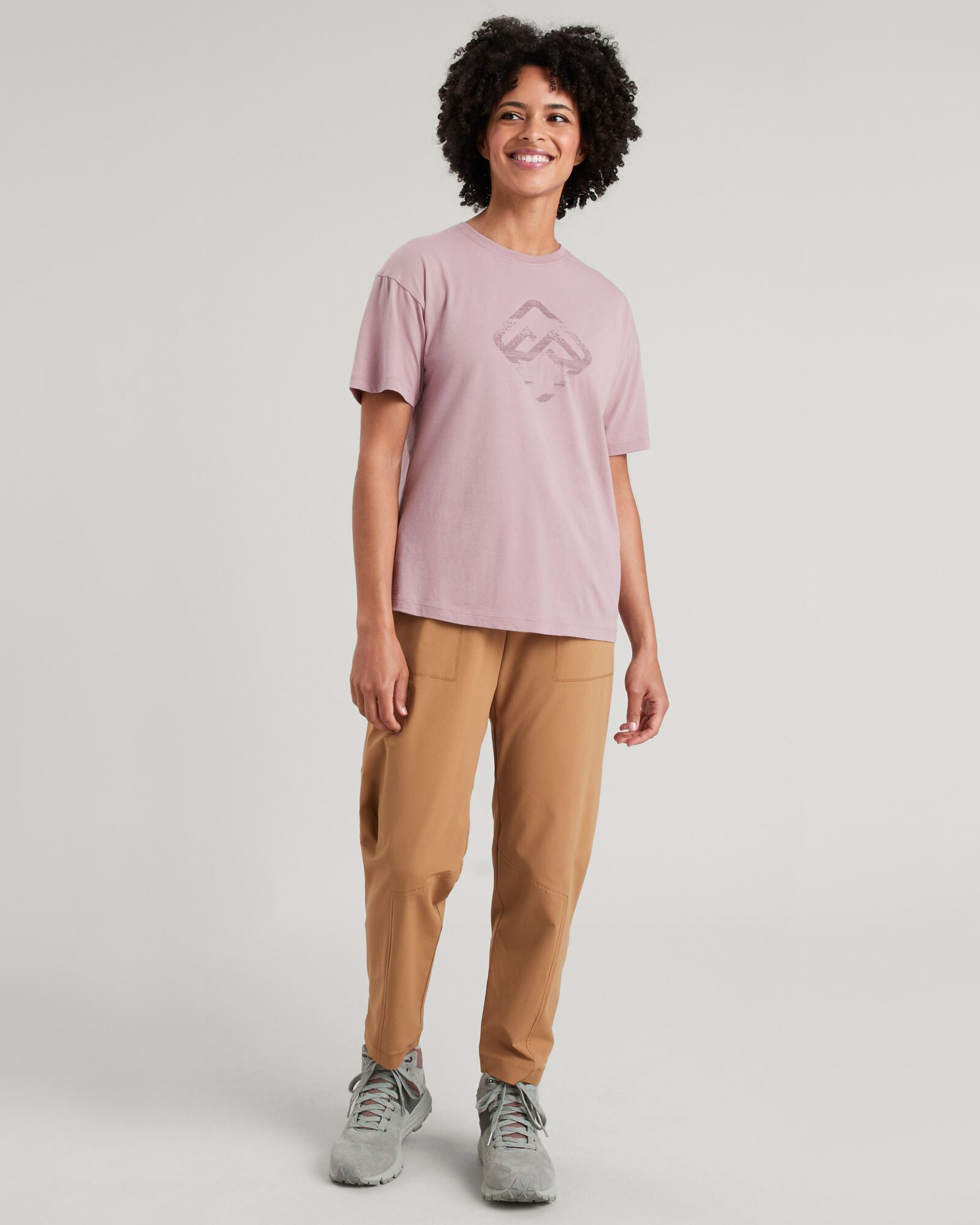 Geo Glitch Icon Women's Graphic T-Shirt - Stylish Thistle Print Casual Tee for Everyday Wear, Street Fashion & Trendy Outfits