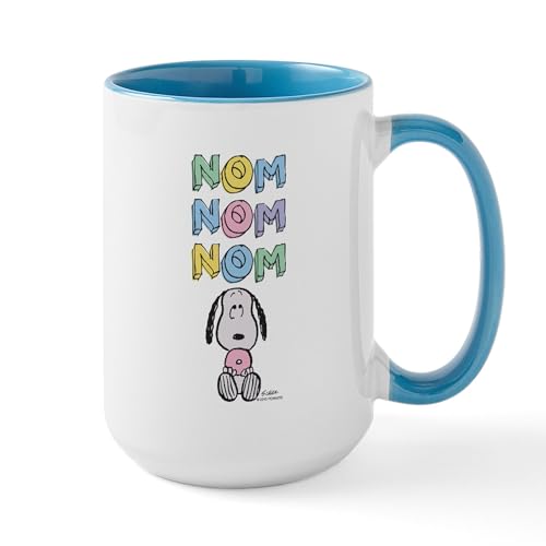 White/Blue Inside - Snoopy Nomnomnom Mugs